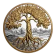 5 oz. 99.99% Pure Silver Coin - $50 - Tree of Life: Maple 2025 - RCM