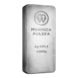 Mennica Polska Silver Cast Bar - 1kg