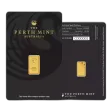 1g minted gold bar Perth Mint
