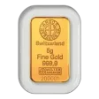 Gold 5 gram Argor-Heraeus Minted Bar