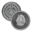 1 4 oz Aztec Calendar Silver Round