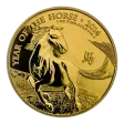 2014 United Kingdom 1 oz Gold Lunar Year of the Horse