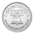 1 oz A Mark Silver Round .999 Fine