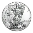Pre-Owned USA Eagle 1oz Silver Coin - Mixed Dates - VAT Free