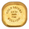 1/4 oz Goldsecure Cast Gold Bar 999.9