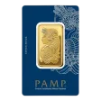 1 oz Gold PAMP Suisse Fortuna Veriscan Bar