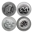 Canadian 1.5 oz Wildlife Silver Coin (Year/Design Varies)