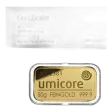 Umicore 50 Gram Gold Bar