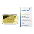 Umicore 20 Gram Gold Bar