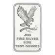 Silvertowne Mint USA Eagle 5oz Silver Bar