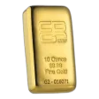 10 oz CPG Cast Gold Bullion 99.99% Pure