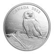 2 oz. Fine Silver Coin - Snowy Owl on Driftwood by Robert Bateman - Royal Canadian Mint .9999 Ag (Mintage: 4500)