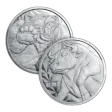 2 oz Bull & Bear Silver Round