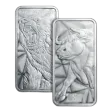 10 oz Bull & Bear Silver Bar