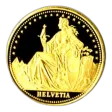Swiss Gold Helvetia Quarter Ounce (dates our choice)