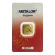 Metalor 1oz Cast Gold Bar in Assay Card