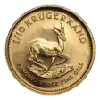 Pre-Owned South African Krugerrand 1/10oz Gold Coin - Mixed Dates