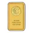 100g Gold Bar Perth Mint Kangaroo - New