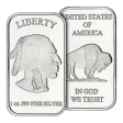 1 oz Silver Buffalo Bar