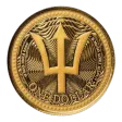Scottsdale Mint 2025 Barbados Trident 1/10oz Gold Coin