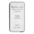 500g Baird & Co 999.9 Fine Silver Bar Minted