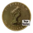 1 Oz .999 Gold Canadian Maple Leaf - BU (Random Year)