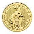 Pre-Owned 2021 UK Queen's Beasts The White Greyhound of Richmond 1oz Gold Coin