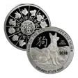 2 oz Year of the Dog Silver Round