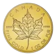 Gold Maple Leaf 1 oz Bullion Coin - Minty