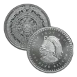 1 2 oz Aztec Calendar Silver Round