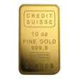 10 oz Credit Suisse Gold Bar (Without Assay)