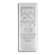 100 Oz Silver Bar - Frontier Mint (Sandblast Finish)