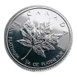 1/4 Oz Platinum Canadian Maple Leaf - BU (Random Year)