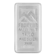 1 Kilo Silver Bar - Frontier Mint (Frosted)