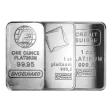1 Oz Platinum Bar (Circulated) (Unsealed) - Various Brands