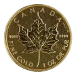 1 Oz Gold Canadian Maple Leaf (Random Year, Imperfect Condition)