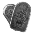 2 oz .999 Fine Silver - Limited Edition Zombie Tombstone Bar (Serial Number 100 to 998) - From 2024