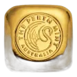 1 oz Perth Mint Gold Cast Bar 999.9