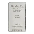 1oz Baird & Co 999.5 Fine Platinum Bar Minted