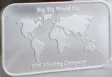 1 ounce HWMC Big Big World .999 Fine Silver Bar