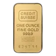 1 oz Gold Bar - Credit Suisse (Vintage, Paper Assay)
