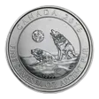 2015-2017 Canada 3/4 oz Silver Howling Wolves BU (Cull/Abrasions)