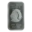1 oz Aztec Calendar Silver Bar