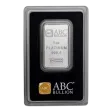 1 oz ABC Platinum Minted Bar