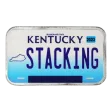 Kentucky License Plate - Stacking Across America 1oz Silver Bar