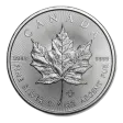 Pre-Owned Canadian Maple 1oz Silver Coin - Mixed Dates - VAT Free