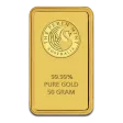 50g Gold Bar | Perth Mint with Certificate - Kangaroo