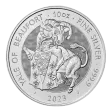 2023 U.K. 10 Pound 10 oz Silver Tudor Beast Yale of Beaufort Brilliant Uncirculated