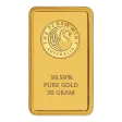 Perth Mint 20g Minted Bullion Gold Bar