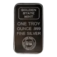 1 OZ SILVER BAR GOLDEN STATE MINT